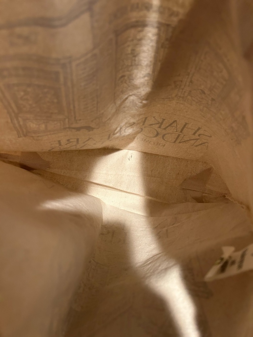 Shakespeare and Company Paris Blue Façade Tote Bag - Picture 5 of 5